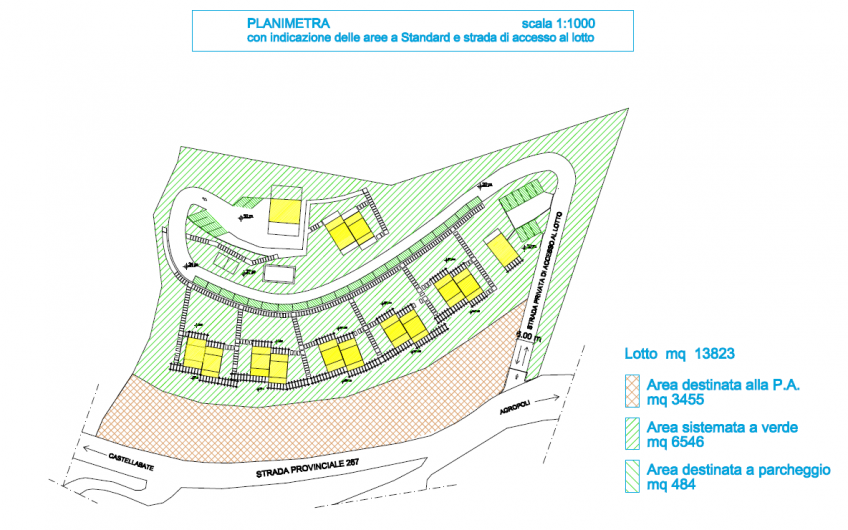 SC1237 Terreno con progetto per villaggio turistico Laureana Cilento