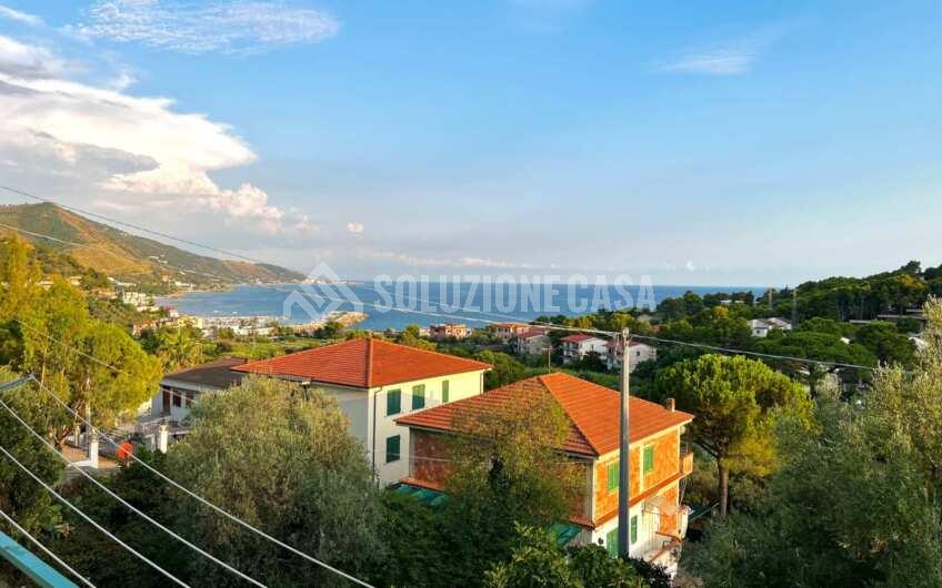 SC1247B Appartamento con giardino e vista mare in località Rosaine, Montecorice