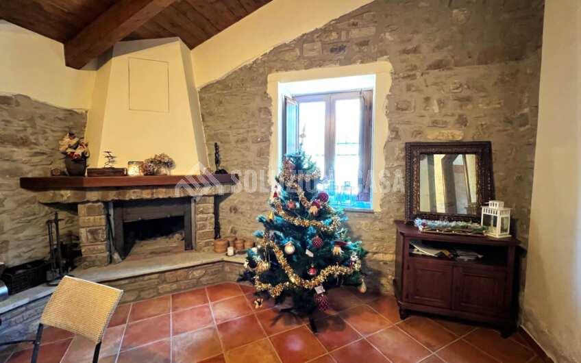 SC1270 Panoramico Casale in pietra con dependance di recente costruzione a Prignano Cilento