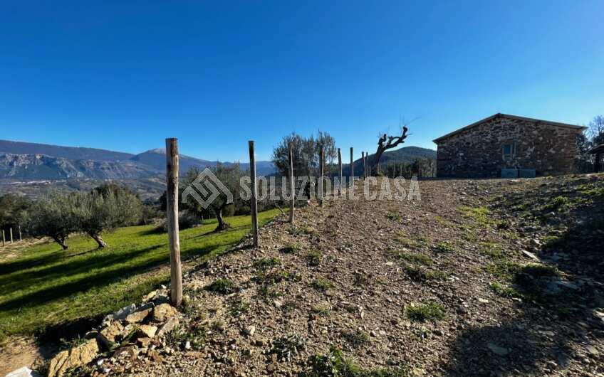 SC1275 Terreno pianeggiante con casale vista mare ad Ogliastro Cilento, Finocchito