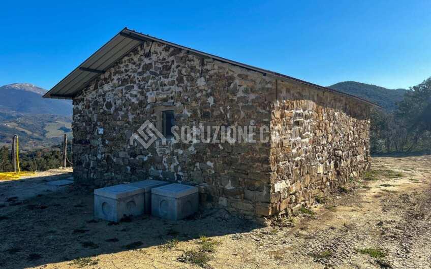 SC1275 Terreno pianeggiante con casale vista mare ad Ogliastro Cilento, Finocchito