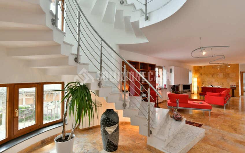 SC1285 Stupenda villa con torrino e vista mare sulla Baia di Casa del Conte ed Ogliastro Marina