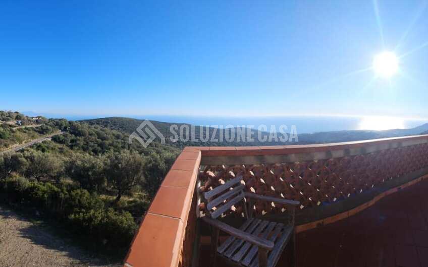 SCD1325 Villa con stupenda vista mare immersa nel verde a  Lentiscosa di Camerota