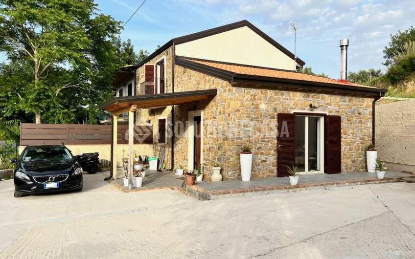 SC1344 Villa bifamiliare vista mare con giardino Agropoli zona Moio