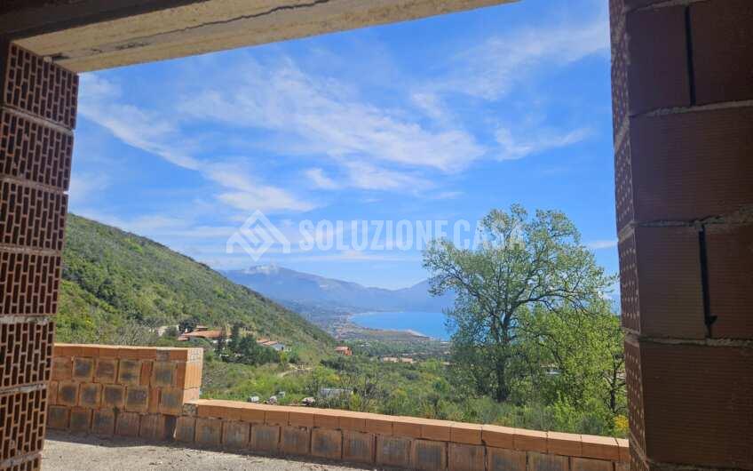 SCD1345 Casale vista mare da ultimare a Scario nel Golfo di Policastro