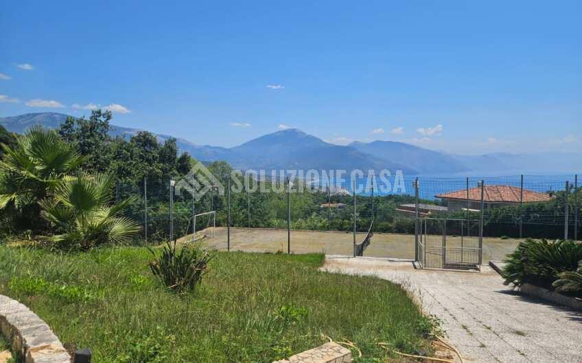 SCD1359 Villa in pietra vista mare con piscina e giardino a Torre Normanna di Ispani