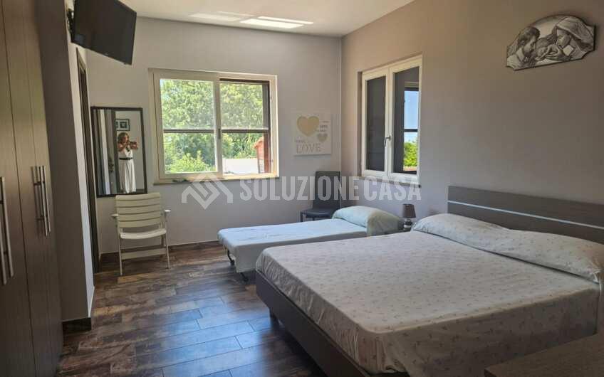 SCD1359 Villa in pietra vista mare con piscina e giardino a Torre Normanna di Ispani