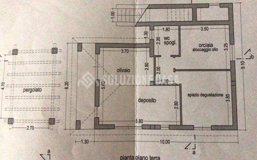 SCD1356 Terreno con progetto approvato vicino al mare a Villammare  nel Golfo di Policastro