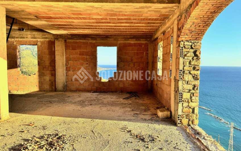 SC1377 Caratteristico casale cilentano vista mare a Montecorice