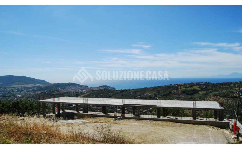 SC1404 Villa singola allo stato grezzo con terreno e panorama vista mare, Via Campanina Agropoli