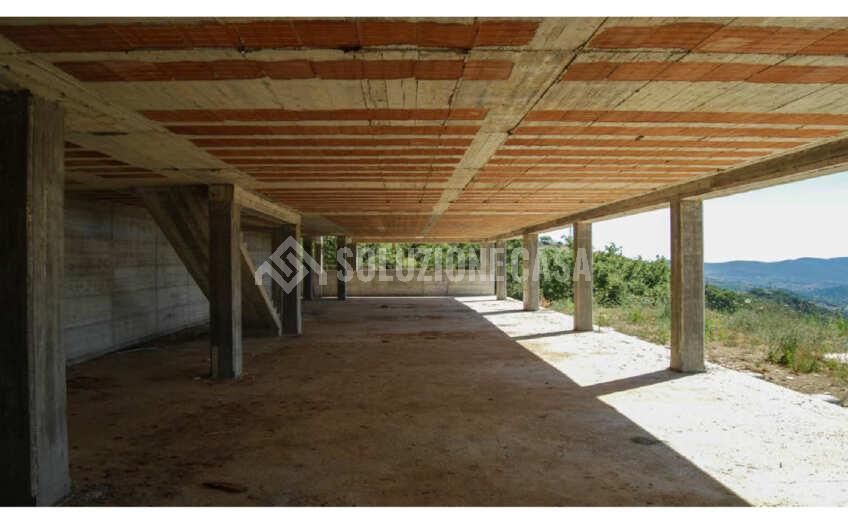 SC1404 Villa singola allo stato grezzo con terreno e panorama vista mare, Via Campanina Agropoli