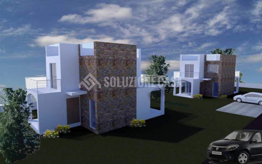 SC1401A Villa singola di nuova costruzione vista mare a Giungano