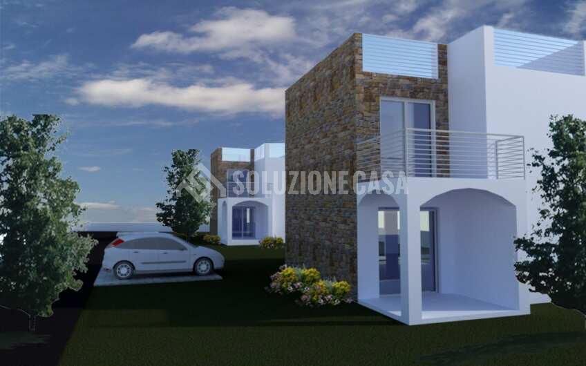 SC1401A Villa singola di nuova costruzione vista mare a Giungano
