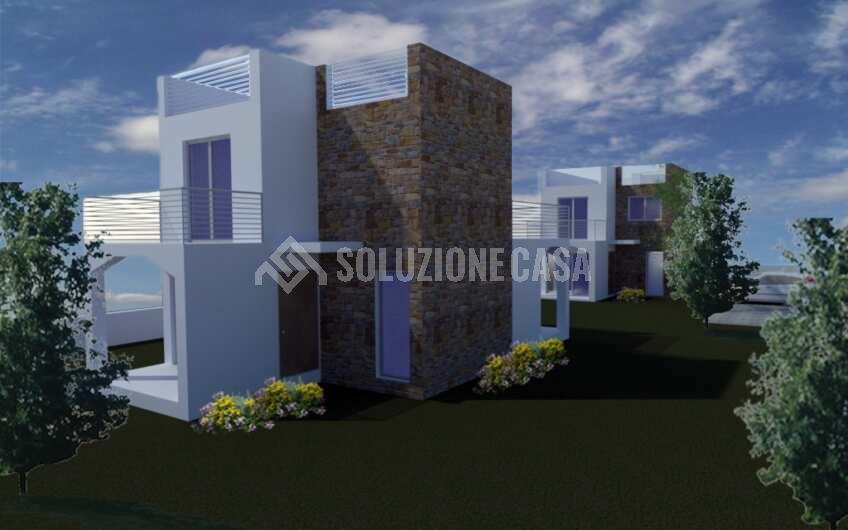 SC1401A Villa singola di nuova costruzione vista mare a Giungano