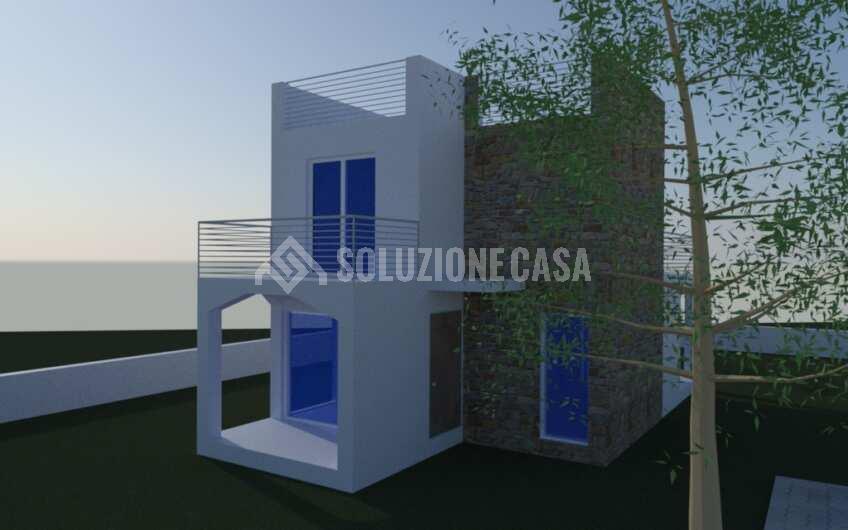 SC1401A Villa singola di nuova costruzione vista mare a Giungano