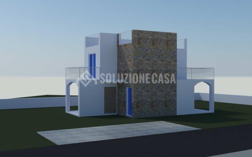 SC1401A Villa singola di nuova costruzione vista mare a Giungano