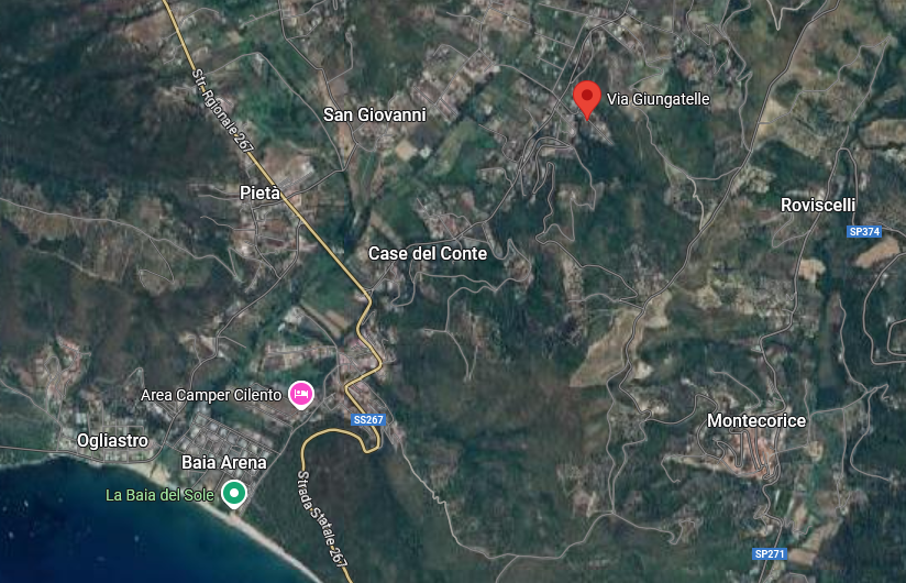 SC1408 Appartamento con terrazzo panoramico a Giungatelle di Montecorice
