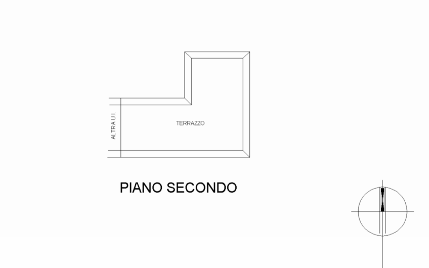 SCD1409 Villetta a schiera con giardino e terrazzi vista mare incantevole a Scario